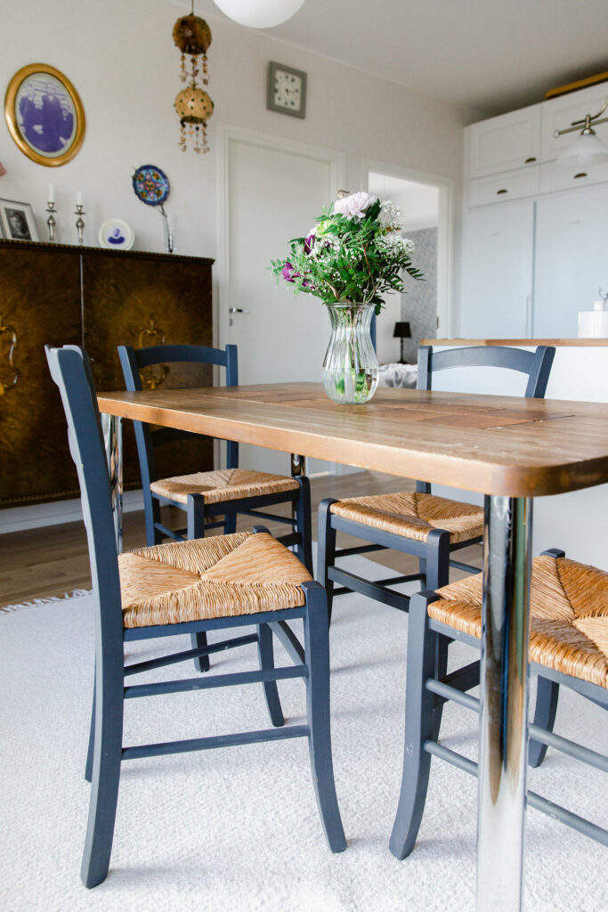 Luonnonmukainen sisustus; kierrätetyt kalusteet