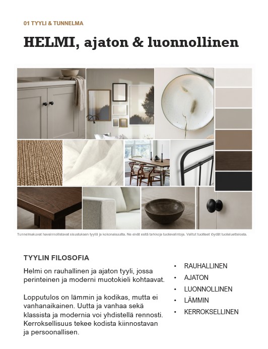 HELMI klassinen sisustus